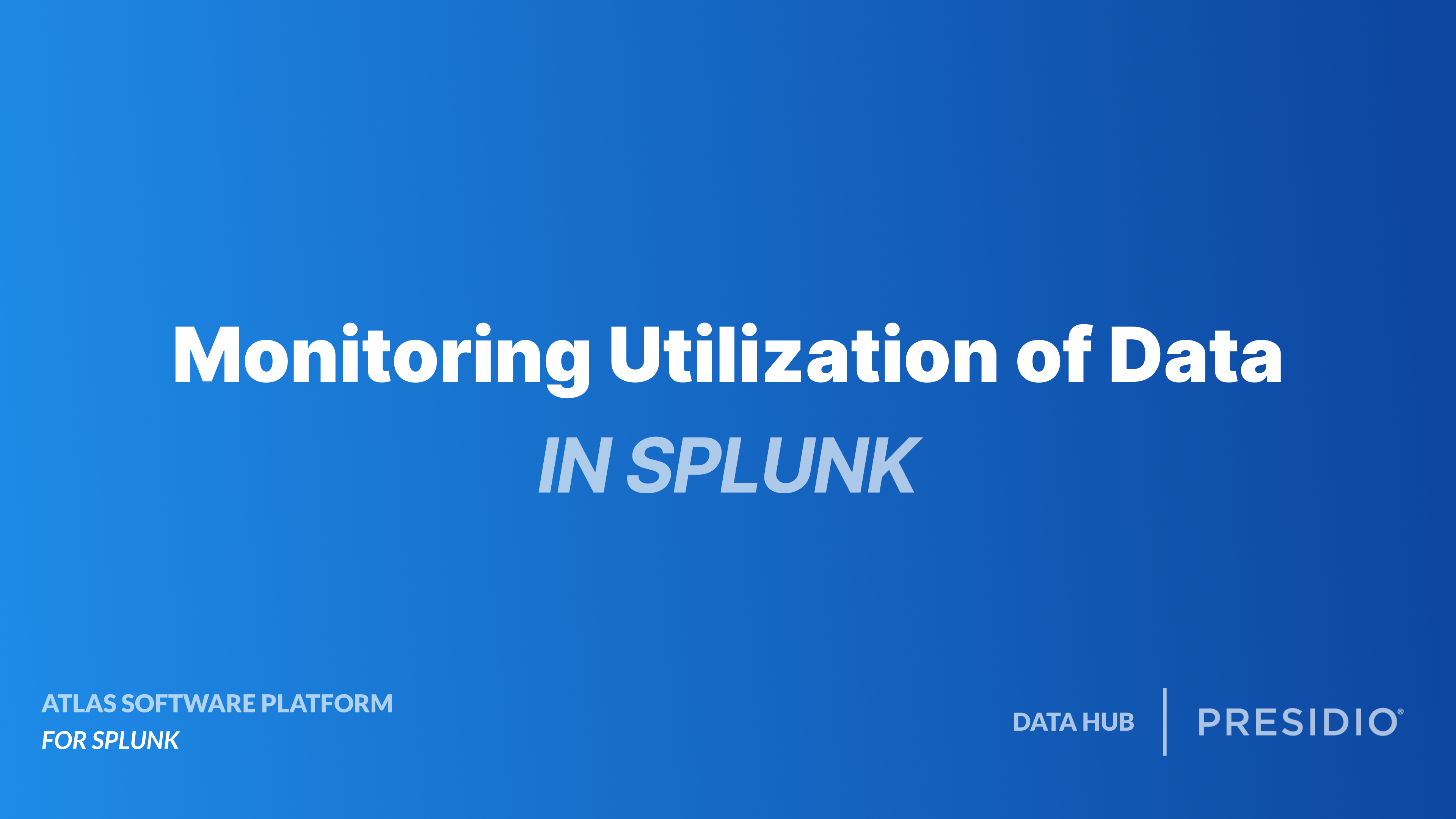 Monitoring Utilization video thumbnail